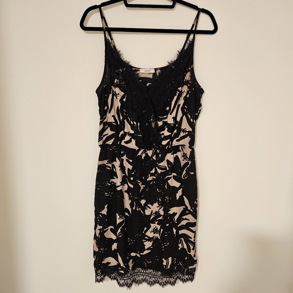 DEX Black Print Cocktail Dress - Picture 1 of 6